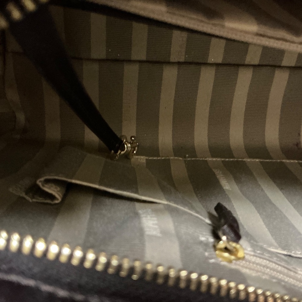 Brahmin Ruby Pecan Azuma Tri-Color Satchel Crossb… - image 5